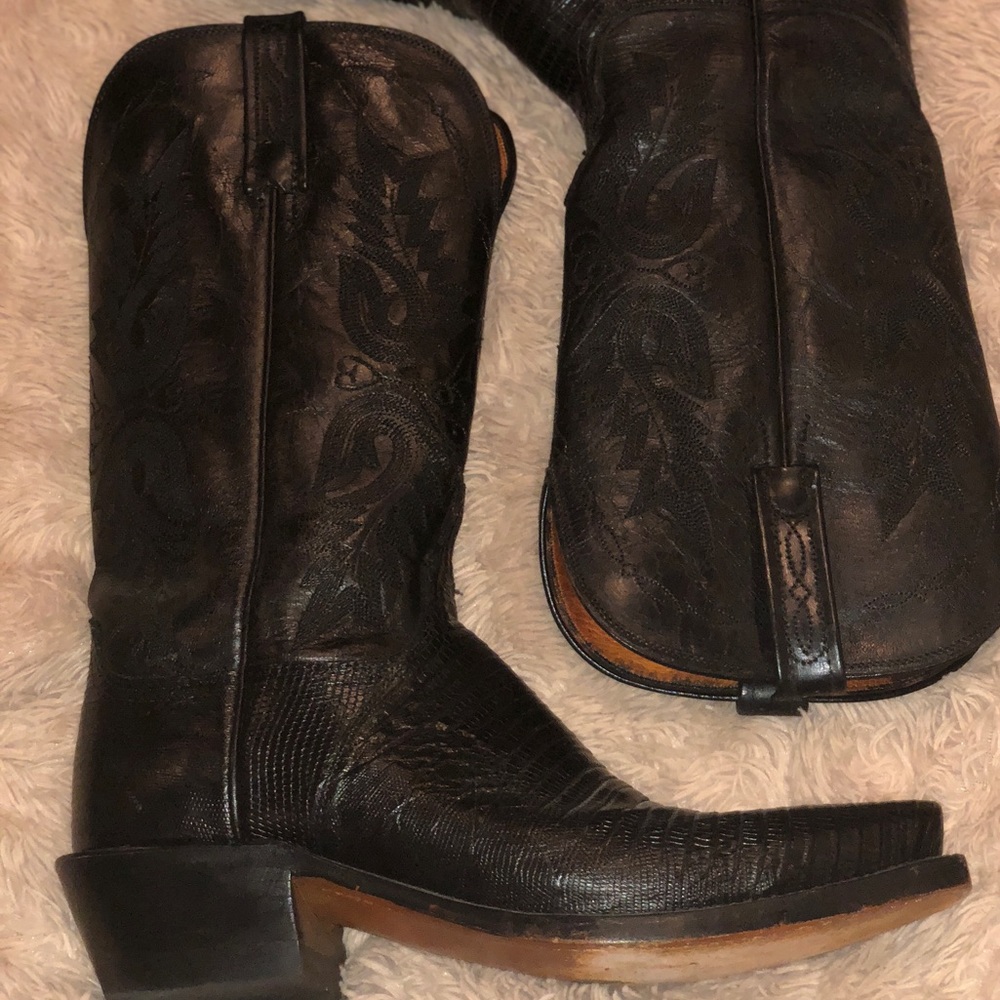 Lucchese 1883 women’s black cowgirl boot